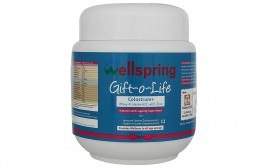 Wellspring Gift-o-Life (Colostrum+Whey Protein+ACE with Zinc)  Plastic Jar  100 grams